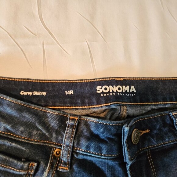 NWT Sonoma Curvy Skinny Jeans Size 14R - Picture 8 of 12